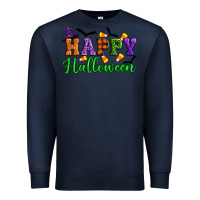 Navy Happy halloween Premium Sweatshirt - Artiststas