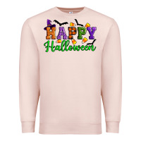 Pale Pink Happy halloween Premium Sweatshirt - Artiststas