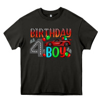 Asphalt birthday boy 4 Heavy Core Tee - BundleAndBundleShop