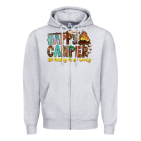 Happy Camper Be Happy Or Go Away Zipper Hoodie | Teevron