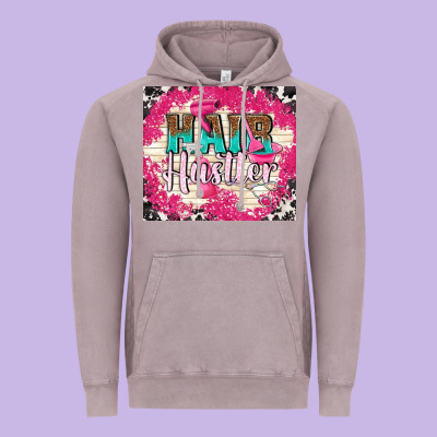 Hair Hustler With Elements Vintage Hoodie Designed By Tumblerdesignbyshophia