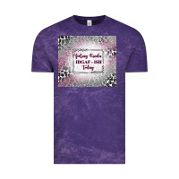 Cloud Purple feeling kinda idgaf ish today with leopard Vintage Tee - TumblerDesignByShophia