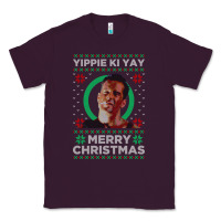 Plum Hot Trend Die Hard Christmas Yippie Ki Yay Classic Tee - lanVoArt