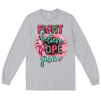 Moon Dust fight believe hope survive cancer awareness Long Sleeve Tee - CowGirlArtShop