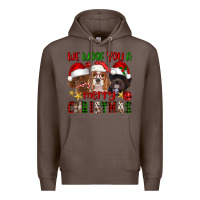 Coffee We Woof You A Merry Christmas Premium Hoodie - FaDigitalArtStudio