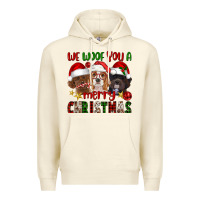 Sandshell We Woof You A Merry Christmas Premium Hoodie - FaDigitalArtStudio