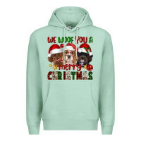 Seafoam We Woof You A Merry Christmas Premium Hoodie - FaDigitalArtStudio