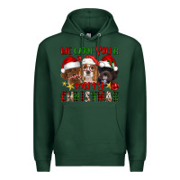 Sports Green We Woof You A Merry Christmas Premium Hoodie - FaDigitalArtStudio