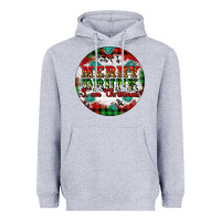 Heather Grey Merry Drunk I'am Christmas Heavyweight Hoodie - Artiststas