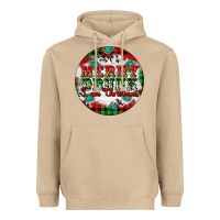 Mushroom Merry Drunk I'am Christmas Heavyweight Hoodie - Artiststas