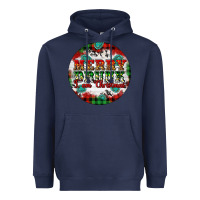 Navy Merry Drunk I'am Christmas Heavyweight Hoodie - Artiststas