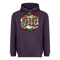 Plum Merry Drunk I'am Christmas Heavyweight Hoodie - Artiststas