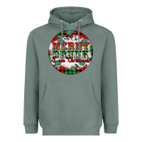 Sage Merry Drunk I'am Christmas Heavyweight Hoodie - Artiststas