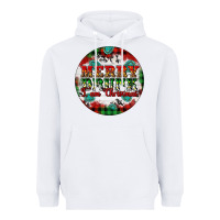 White Merry Drunk I'am Christmas Heavyweight Hoodie - Artiststas