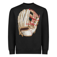 Black Catchers Mitt Fa Element Heavyweight Sweatshirt - FaDigitalArtStudio