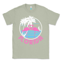Matcha Hot Trend Florida Pink Flamingo Heart 80S Retro Vintage Style Classic Tee - lanVoArt