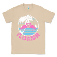 Mushroom Hot Trend Florida Pink Flamingo Heart 80S Retro Vintage Style Classic Tee - lanVoArt