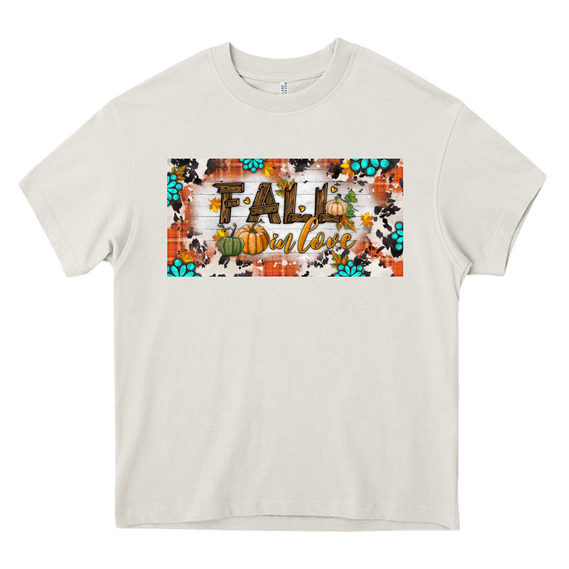 Fall In Love License Plate Heavy Core Tee by BundleAndBundleShop | Teevron