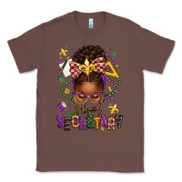 Chestnut mardi gras school secretary afro messy bun Classic Tee - texasbilliewilder