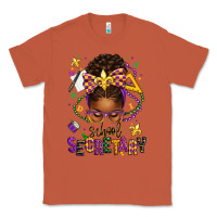 Copper mardi gras school secretary afro messy bun Classic Tee - texasbilliewilder