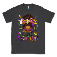 Smoke mardi gras school secretary afro messy bun Classic Tee - texasbilliewilder