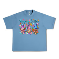 Pebble Blue Happy Easter gnomies Easter Day Urban Heavy Tee - HowdyJamesFarm