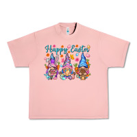 Salmon Happy Easter gnomies Easter Day Urban Heavy Tee - HowdyJamesFarm