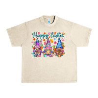 Sandshell Happy Easter gnomies Easter Day Urban Heavy Tee - HowdyJamesFarm