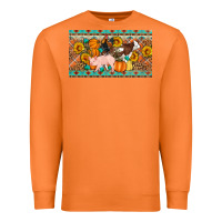 Carrot Fall farm animals cow pig rooster Premium Sweatshirt - Artiststas