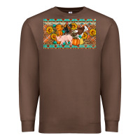 Chestnut Fall farm animals cow pig rooster Premium Sweatshirt - Artiststas