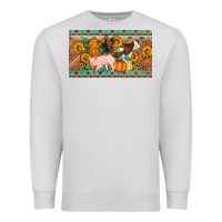 Dove Grey Fall farm animals cow pig rooster Premium Sweatshirt - Artiststas