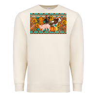 Sandshell Fall farm animals cow pig rooster Premium Sweatshirt - Artiststas