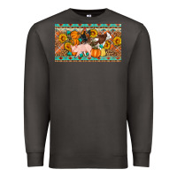 Smoke Fall farm animals cow pig rooster Premium Sweatshirt - Artiststas