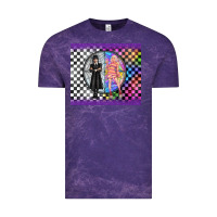 Cloud Purple gothic girl horror family Vintage Tee - TumblerDesignByShophia