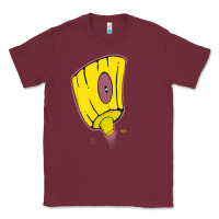 Burgundy Hot Trend Graffiti Spray Paint Tip Art Street Art Urban 80S 90S Hiphop Classic Tee - lanVoArt