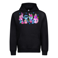 Black stitch coffee cups Urban Hoodie - AdoDesignShop