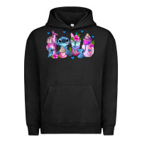 Pigment Black stitch coffee cups Urban Hoodie - AdoDesignShop
