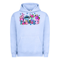 Pigment Grape Ice stitch coffee cups Urban Hoodie - AdoDesignShop