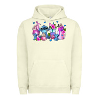 Pigment Pistachio stitch coffee cups Urban Hoodie - AdoDesignShop