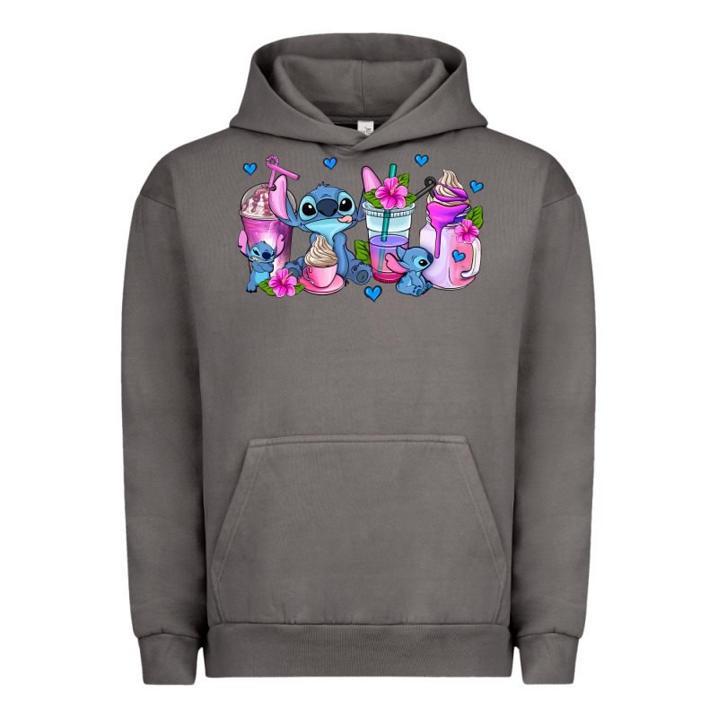 Stitch Coffee Cups Urban Hoodie by AdoDesignShop | Teevron