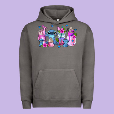 Stitch Coffee Cups Urban Hoodie Designed By Adodesignshop