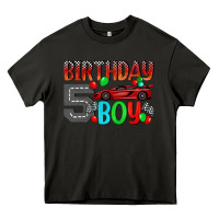 Asphalt birthday boy 5 Heavy Core Tee - BundleAndBundleShop