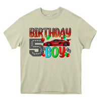 Mossy birthday boy 5 Heavy Core Tee - BundleAndBundleShop