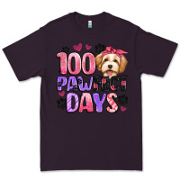 Plum 100 pawfect days Premium Tee - Artiststas