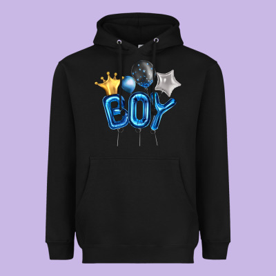 Birthday Boy Balloon Heavyweight Hoodie Designed By Artiststas