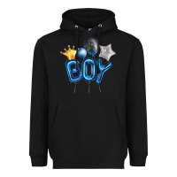 Black Birthday Boy Balloon Heavyweight Hoodie - Artiststas