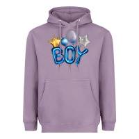 Lavender Birthday Boy Balloon Heavyweight Hoodie - Artiststas