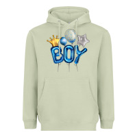 Matcha Birthday Boy Balloon Heavyweight Hoodie - Artiststas