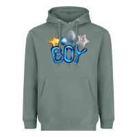 Sage Birthday Boy Balloon Heavyweight Hoodie - Artiststas