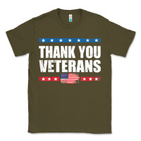 Army Green Shirts For Veterans, Thank You Veterans Shirt Veterans Day Classic Tee - lanVoArt